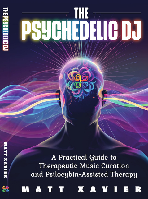 Cover for The Psychedelic DJ: A Practical Guide to Therapeutic Music Curation and Psilocybin Therapy