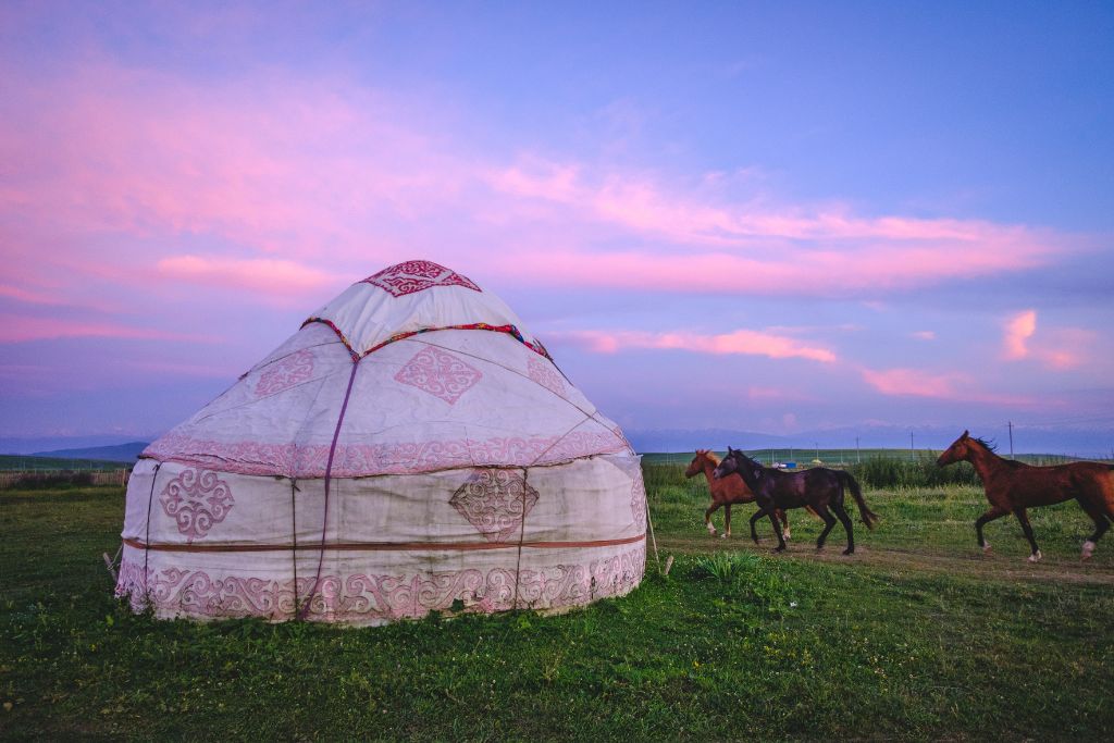 ayahuasca ceremony in yurt with a bad trip
