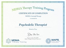 MAPS MDMA Therapy Training Certificate