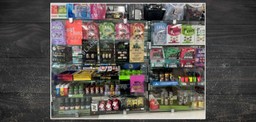 Kratom addiction. A photo of some of the kratom-containing products sold at the gas station next to Sanchez’s place of work.