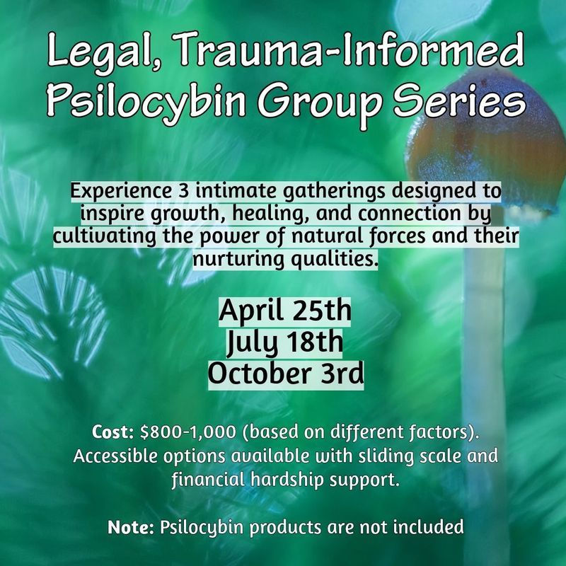 Legal, Trauma-Informed Psilocybin: Nature Forces Series is a community on Psychedelic.Support