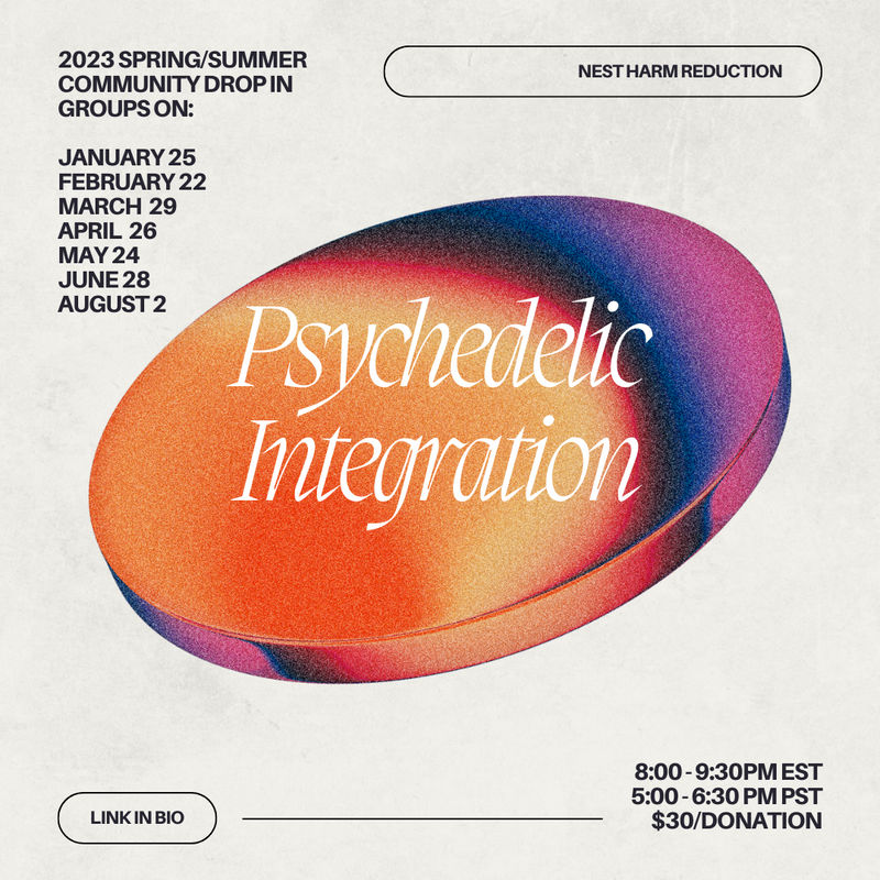 Virtual Monthly Psychedelic Integration is a community on Psychedelic.Support